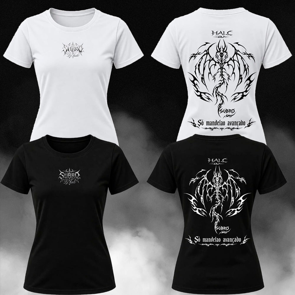 CAMISETA FEMININA DRAGON HALC