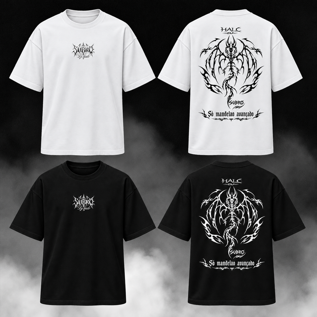 CAMISETA OVERSIZED DRAGON HALC